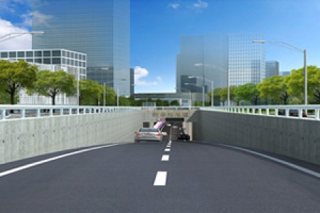 天津滨海新区于家堡金融区新华路车行系统工程