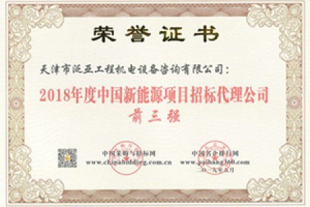 2018新能源招标前三